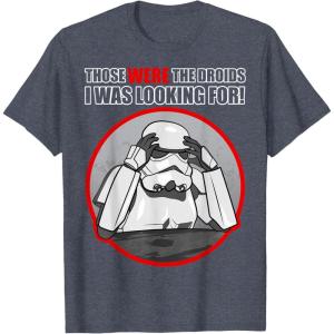 image:imageStar Wars Stormtrooper Those Were The Droids TShirtHeather Blue
