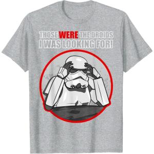 image:imageStar Wars Stormtrooper Those Were The Droids TShirtHeather Grey