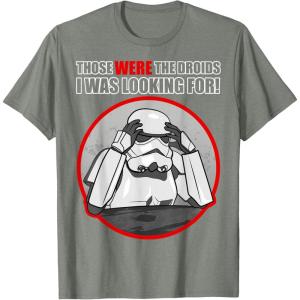 image:imageStar Wars Stormtrooper Those Were The Droids TShirtOlive Heather