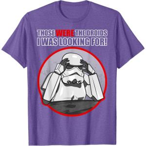 image:imageStar Wars Stormtrooper Those Were The Droids TShirtPurple Heather