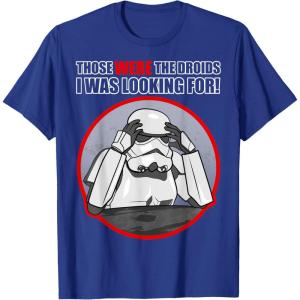 image:imageStar Wars Stormtrooper Those Were The Droids TShirtRoyal Blue