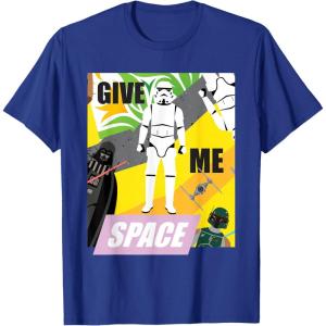 image:imageStar Wars Stormtroopers Give Me Space TShirtRoyal Blue