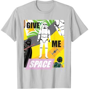 image:imageStar Wars Stormtroopers Give Me Space TShirtSilver Grey