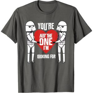 image:imageStar Wars Stormtroopers Not The One AntiValentines Day TShirtAsphalt Grey