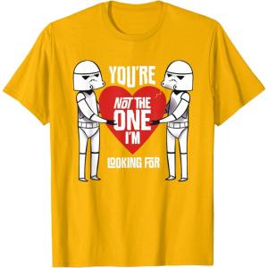 image:imageStar Wars Stormtroopers Not The One AntiValentines Day TShirtGolden Yellow