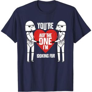image:imageStar Wars Stormtroopers Not The One AntiValentines Day TShirtNavy Blue