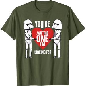 image:imageStar Wars Stormtroopers Not The One AntiValentines Day TShirtOlive Green