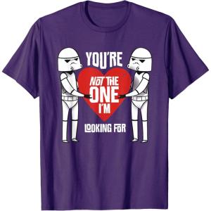 image:imageStar Wars Stormtroopers Not The One AntiValentines Day TShirtPurple
