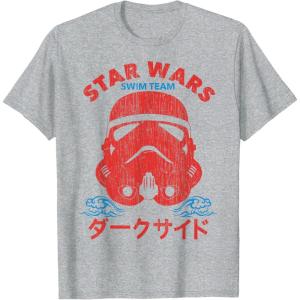 image:imageStar Wars Swim Team Stormtrooper Helmet TShirtHeather Grey