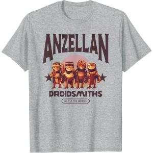 image:imageStar Wars The Mandalorian and Grogu Anzellan Droidsmith TShirtHeather Grey