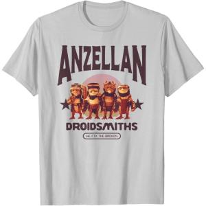 image:imageStar Wars The Mandalorian and Grogu Anzellan Droidsmith TShirtSilver Grey