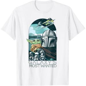 image:imageStar Wars The Mandalorian and Grogu Galaxys Most Wanted TShirtWhite