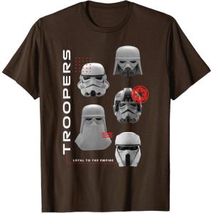 image:imageStar Wars The Mandalorian and Grogu Loyal Imperial Troopers TShirtBrown