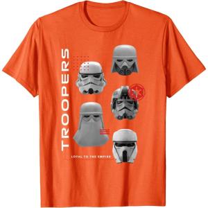 image:imageStar Wars The Mandalorian and Grogu Loyal Imperial Troopers TShirtOrange