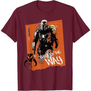 image:imageStar Wars The Mandalorian and Grogu Movie This is the Way TShirtBurgundy