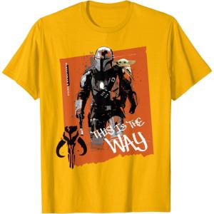 image:imageStar Wars The Mandalorian and Grogu Movie This is the Way TShirtGolden Yellow