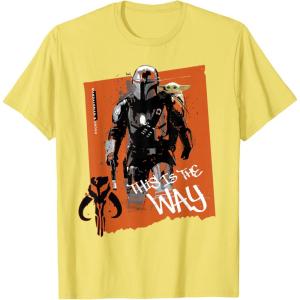 image:imageStar Wars The Mandalorian and Grogu Movie This is the Way TShirtLemon Yellow