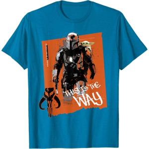 image:imageStar Wars The Mandalorian and Grogu Movie This is the Way TShirtSapphire Blue