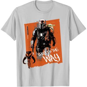 image:imageStar Wars The Mandalorian and Grogu Movie This is the Way TShirtSilver Grey
