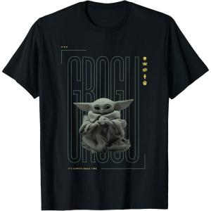 image:imageStar Wars The Mandalorian and Grogu Snack Time Cute Portrait TShirtBlack