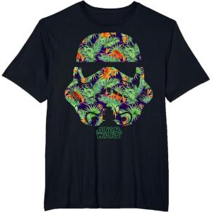 image:imageStar Wars Tropical Stormtrooper Helmet Graphic TShirt TShirtBlack