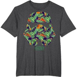 image:imageStar Wars Tropical Stormtrooper Helmet Graphic TShirt TShirtDark Heather Grey