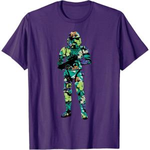 image:imageStar Wars Tropical Stormtrooper Silhouette TShirtPurple