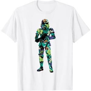 image:imageStar Wars Tropical Stormtrooper Silhouette TShirtWhite