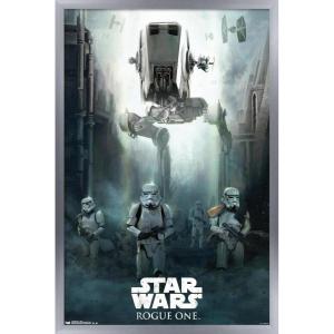 image:imageTrends International Star Wars Rogue One  Siege Wall Poster 22375 x 34 Black Framed VersionSilver Framed Version