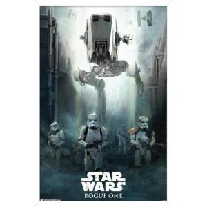 image:imageTrends International Star Wars Rogue One  Siege Wall Poster 22375 x 34 Black Framed VersionWhite Framed Version