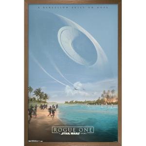 image:imageTrends International Star Wars Rogue One  Teaser Wall Poster 22375 x 34 Black Framed VersionBronze Framed Version
