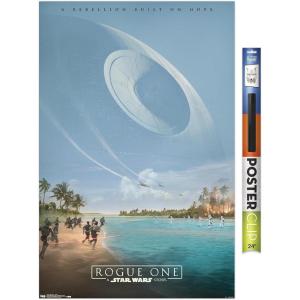 image:imageTrends International Star Wars Rogue One  Teaser Wall Poster 22375 x 34 Black Framed VersionPremium Poster  Clip Bundle