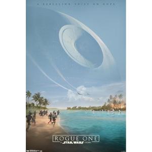 image:imageTrends International Star Wars Rogue One  Teaser Wall Poster 22375 x 34 Black Framed VersionPremium Unframed Version