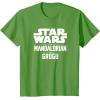 image:imageStar Wars The Mandalorian And Grogu Official Title Logo TShirtGrass Green