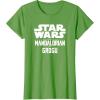 image:imageStar Wars The Mandalorian And Grogu Official Title Logo TShirtGrass Green