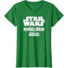 image:imageStar Wars The Mandalorian And Grogu Official Title Logo TShirtKelly Green