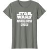 image:imageStar Wars The Mandalorian And Grogu Official Title Logo TShirtOlive Heather