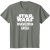 image:imageStar Wars The Mandalorian And Grogu Official Title Logo TShirtOlive Heather