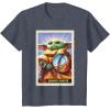 image:imageStar Wars The Mandalorian and Grogu Bounty Hunter Card 31 TShirtHeather Blue