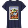 image:imageStar Wars The Mandalorian and Grogu Bounty Hunter Card 31 TShirtNavy Blue