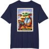 image:imageStar Wars The Mandalorian and Grogu Bounty Hunter Card 31 TShirtNavy Blue