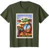 image:imageStar Wars The Mandalorian and Grogu Bounty Hunter Card 31 TShirtOlive Green