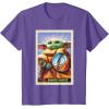 image:imageStar Wars The Mandalorian and Grogu Bounty Hunter Card 31 TShirtPurple Heather