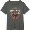 image:imageStar Wars The Mandalorian and Grogu Bounty Hunter Helmet TShirtAsphalt Grey