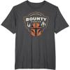 image:imageStar Wars The Mandalorian and Grogu Bounty Hunter Helmet TShirtDark Heather Grey