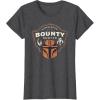 image:imageStar Wars The Mandalorian and Grogu Bounty Hunter Helmet TShirtDark Heather Grey