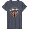 image:imageStar Wars The Mandalorian and Grogu Bounty Hunter Helmet TShirtHeather Blue
