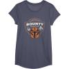 image:imageStar Wars The Mandalorian and Grogu Bounty Hunter Helmet TShirtHeather Blue