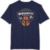 image:imageStar Wars The Mandalorian and Grogu Bounty Hunter Helmet TShirtNavy Blue