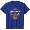 image:imageStar Wars The Mandalorian and Grogu Bounty Hunter Helmet TShirtRoyal Blue
